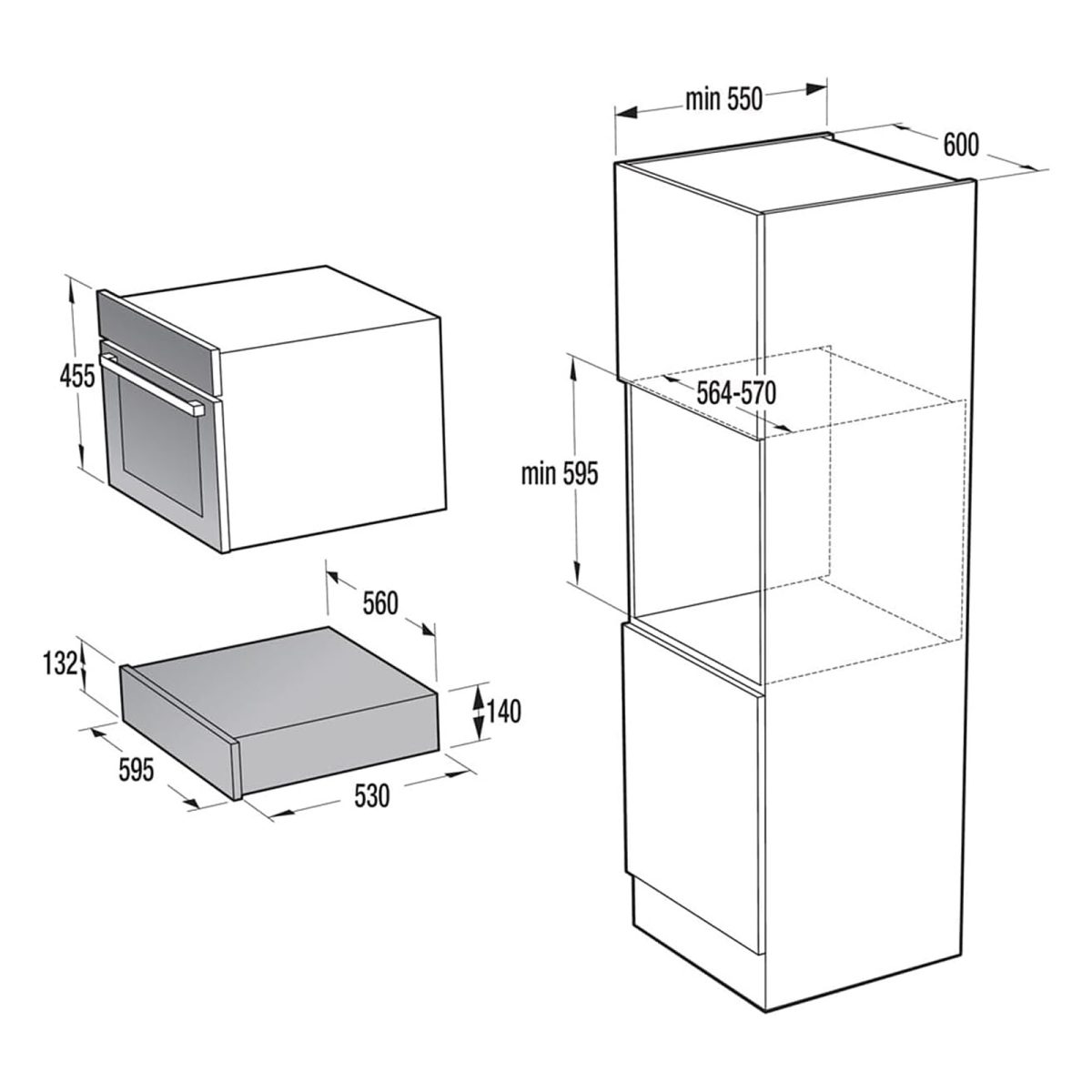 وارمر توکار گرنیه مدل WD1410X - Image 2