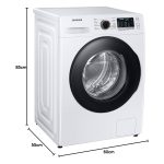 ماشین لباسشویی 8Kg سفید سامسونگ مدل WW80TA046AE/GU - Image 5